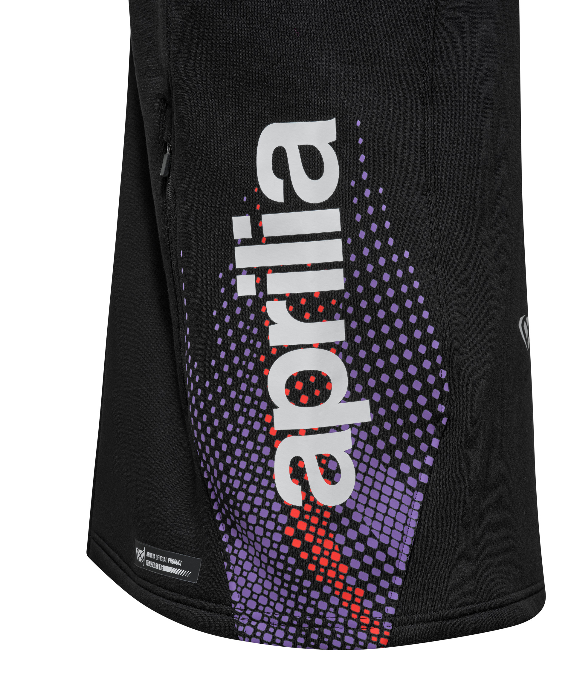 Aprilia Racing Team Replica 2026 Men's Zipper Sweatshirt, Black