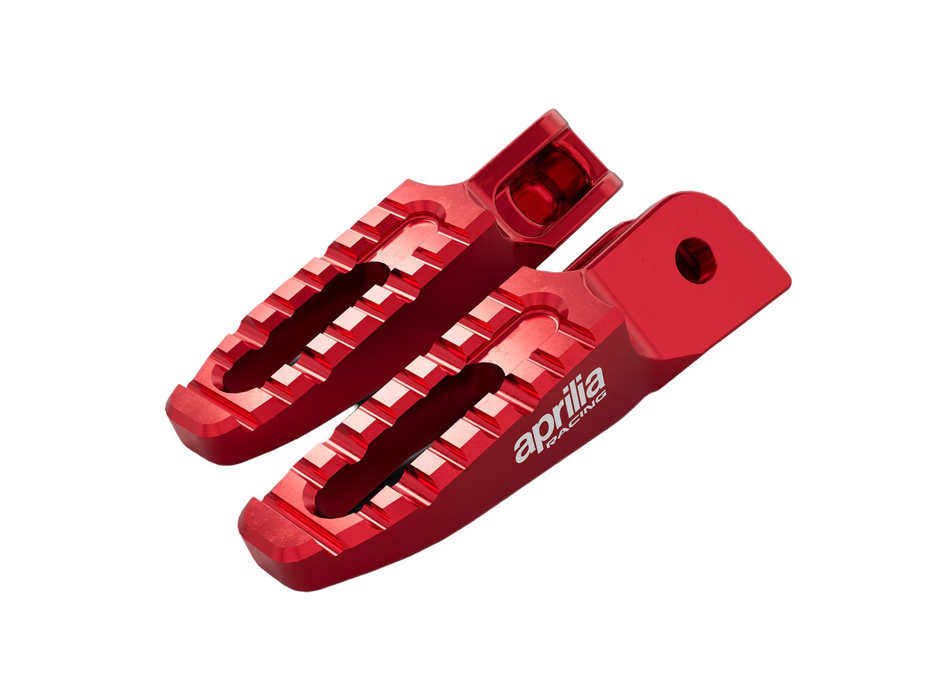Footrests aluminum red for Aprilia RS 660 /Factory / Tuono 600 Factory (25-)