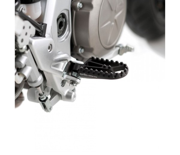 Original Aprilia footrest set, Racing / without ABE - Caponord Dorsoduro