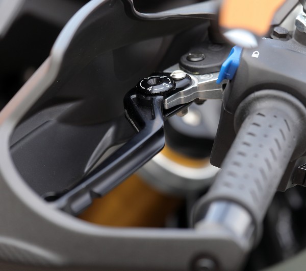 Aprilia Caponord clutch lever Racing milled - black