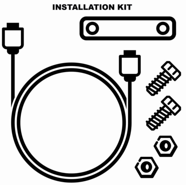 Mounting kit for anti-theft alarm system for Aprilia Tuareg 660 E5 ABS
