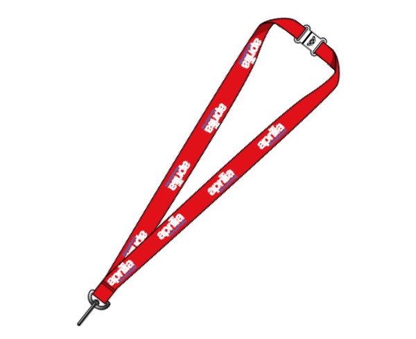 Aprilia lanyard red