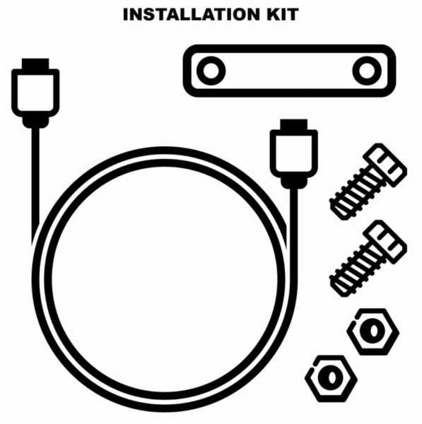 Multimedia Platform installation kit for Aprilia /Moto Guzzi