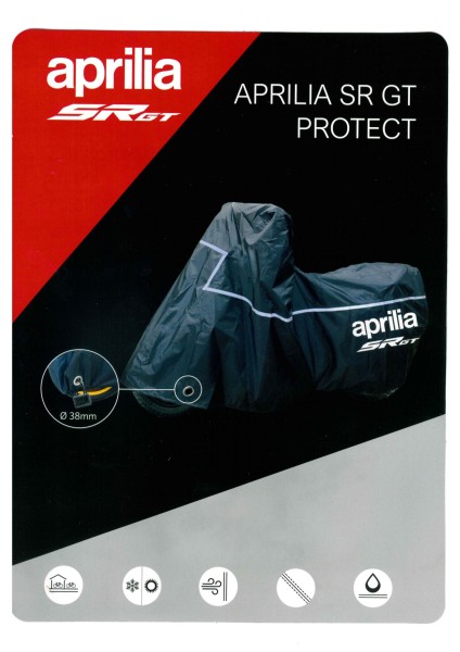 Outdoor folding garage for Aprilia SR GT 125 / 200