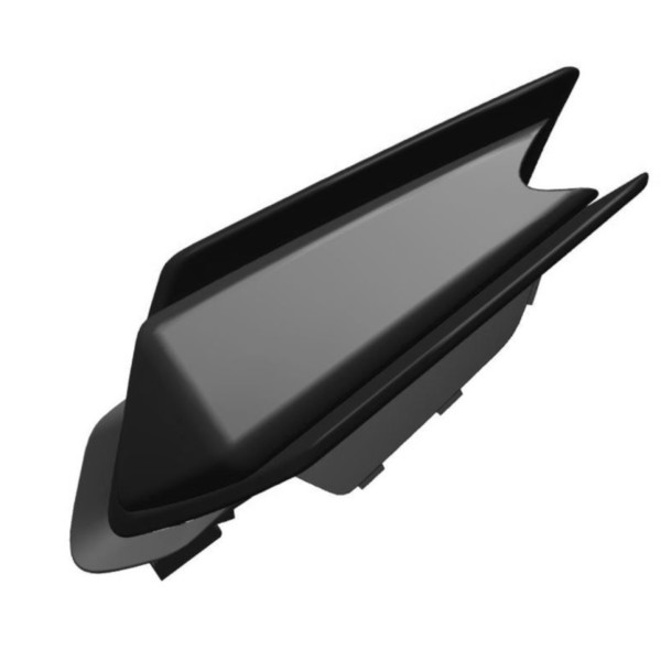 Passenger seat cover black matt for Aprilia RS 660