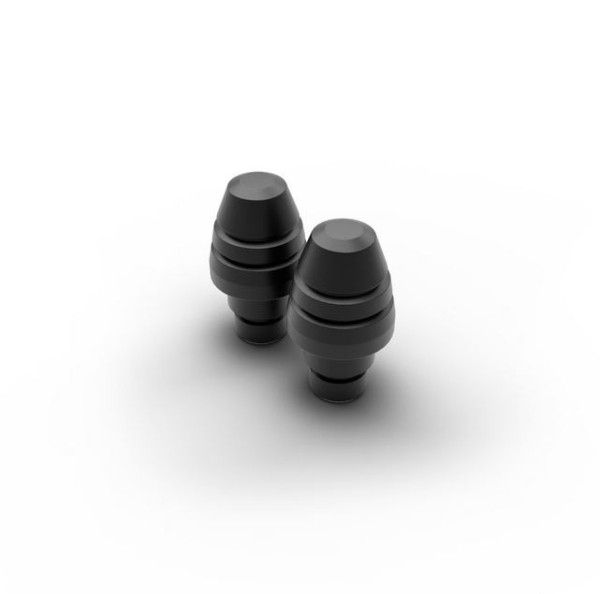 Handlebar end weight black aluminum for Aprilia RSV4 / Tuono V4 1100 (25-)